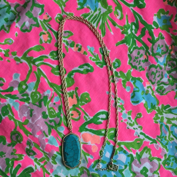 Kendra Scott Jewelry - EUC Kendra Scott Rae Turquoise necklace